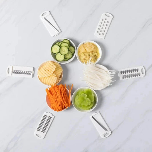 New 7/9 in 1 Vegetable Cutter Multi-Functional Potatoes Manually Cut Shred Slicer Grater Kitchenware Acceesories Tools