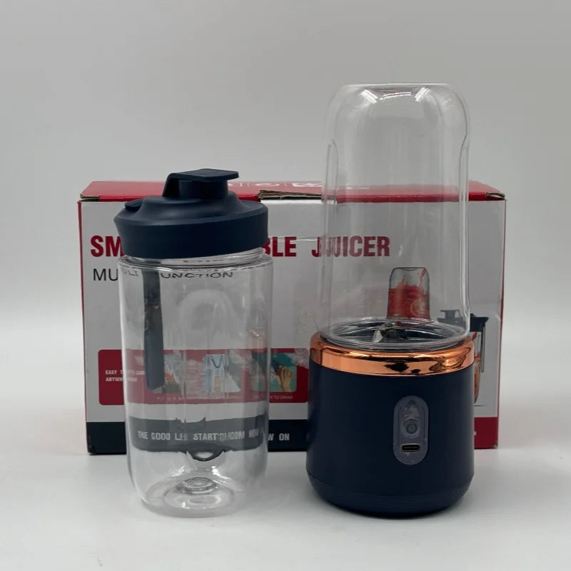 400ML Fruit Electric Juicer Food Milkshake Mixer Machine Portable Juicer Maker Double Cup Multifunction Household Blender