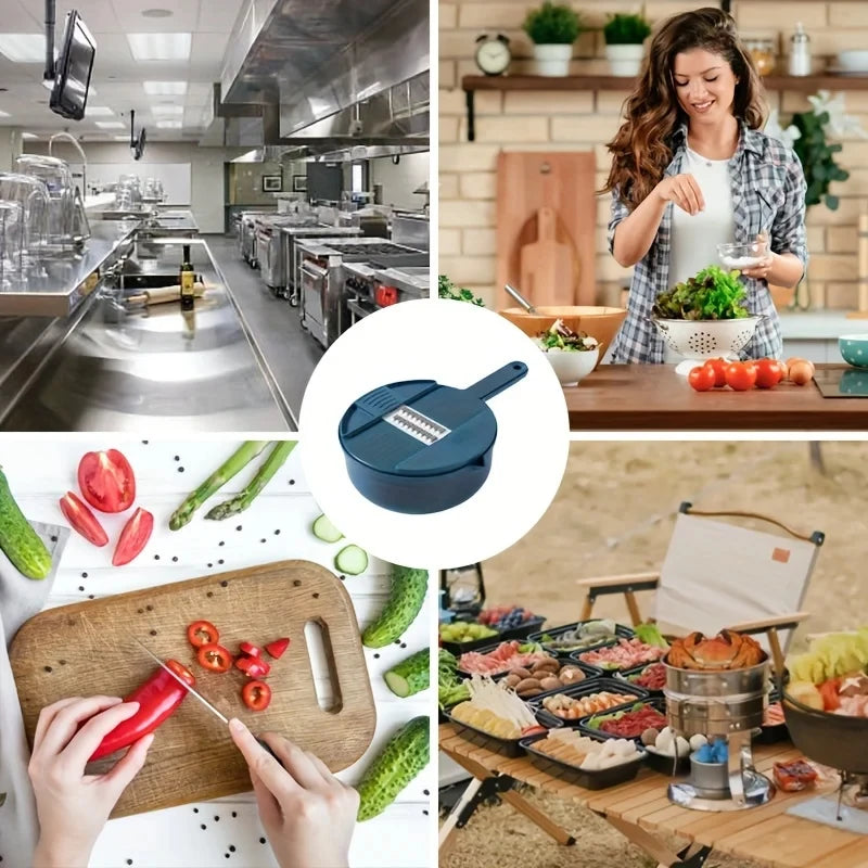 New 7/9 in 1 Vegetable Cutter Multi-Functional Potatoes Manually Cut Shred Slicer Grater Kitchenware Acceesories Tools